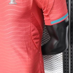 25-26 Oyuncu Edisyonu Popüler Erkek Yazlık Futbol Forması Yüksek Kaliteli File Hızlı Kuruyan Nefes Alabilen %100 Polyester Bisiklet Yaka - Product Image 4