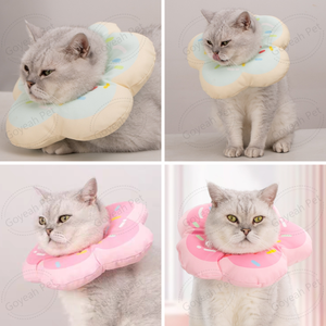 Na Operatie Beschermende Huisdier Elizabeth Halsbanden Verstelbare Donut Kat Herstelhalsband - Product Image 5