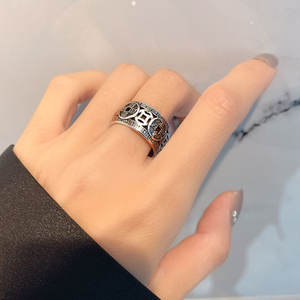 <span class=keywords><strong>Anillo</strong></span> de <span class=keywords><strong>Pixiu</strong></span> <span class=keywords><strong>Feng</strong></span> <span class=keywords><strong>Shui</strong></span> chino para mujer y hombre, anillos ajustables con monedas de cobre chapadas en plata, amuleto de la riqueza, joyería de la suerte, regalo de cumpleaños - Product Image 2