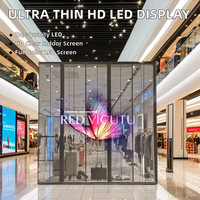 Pantalla LED Transparente, Video Wall LED de 1x1m, Gabinete a Precio Reducido, Paneles de Señalización Digital LED para Interiores y Exteriores
