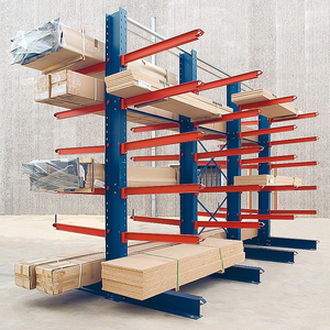 Étagères de stockage et de présentation en acier robuste pour matériaux de construction, tubes métalliques et entrepôts, avec bras de support - Product Image 6