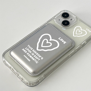 Dessin animé magnétique <span class=keywords><strong>sans</strong></span> <span class=keywords><strong>fil</strong></span> <span class=keywords><strong>charge</strong></span> porte-carte PU cuir support pour téléphone portable Portable Vintage Style accessoire <span class=keywords><strong>de</strong></span> mode - Product Image 1