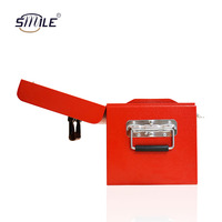 Boîte à outils en métal robuste découpée au laser sur mesure CHNSMILE, revêtement en poudre résistant aux UV, capacité de charge de 60 kg, rangement portable pour garage