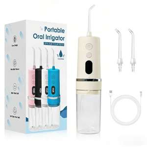 <span class=keywords><strong>Irrigador</strong></span> <span class=keywords><strong>Bucal</strong></span> <span class=keywords><strong>de</strong></span> 40 PSI con Modo <span class=keywords><strong>de</strong></span> <span class=keywords><strong>Baja</strong></span> Presión, Hilo Dental Acuático Suave para Encías Sensibles - Product Image 1