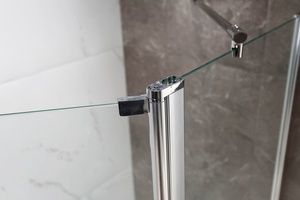 Panel de vidrio sin marco con bisagras para <span class=keywords><strong>bañera</strong></span> de Zhejiang Lantin - Product Image 5