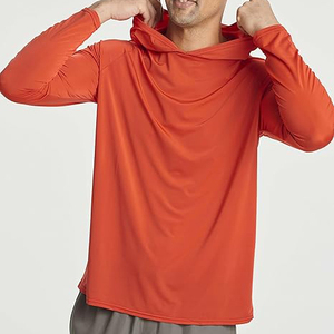 Hombres Mujeres UPF50 Impermeable Secado rápido Malla transpirable Manga larga Pesca Sudadera con capucha Camisa con máscara personalizada - Product Image 1