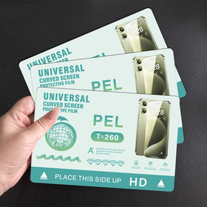 Protector de Pantalla Curvo FONLYU de Alta Gama, <span class=keywords><strong>Pel</strong></span>ícula de Hidrogel Flexible Resistente al Estrés, Propiedad de Tensión, Reparación Automática - Product Image 5