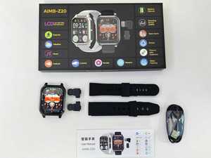 Ban đầu AIMB-Z20 thông minh xem với cuộc gọi, đúng nhịp tim, Pedometer, khen ngợi hạt, thờ phượng Đồng hồ báo thức + Hidden tai nghe - Product Image 5