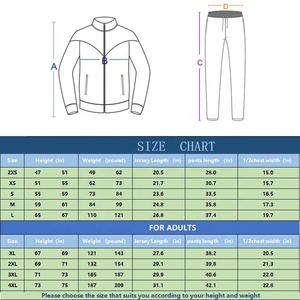 卸売カスタムトレーニングジムトラックスーツカスタムメンズジョギングトラックスーツフットボールトラックスーツチームサッカートラックスーツメンズスウェットスーツ - Product Image 6