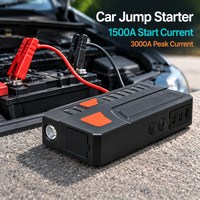 Station d'alimentation portable 66,6 Wh 100 W, alimentation 18000 mAh AC DC USB, démarreur de voiture 3000 A pour extérieur, maison, camping