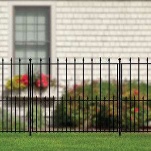 Arco Metálico Decorativo para Jardín, Valla para Perros sin Excavación, para Paneles con Poste de 3 Pies por 6 - Product Image 4