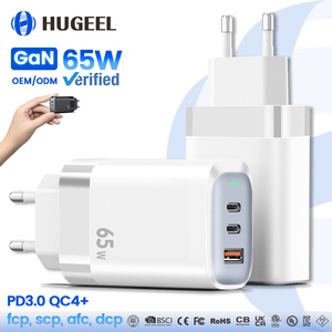 <span class=keywords><strong>Cargador</strong></span> de Pared GaN de 65W <span class=keywords><strong>Tipo</strong></span> <span class=keywords><strong>C</strong></span>, Carga Súper Rápida, QC PD OCP OTP, 1 Año de Garantía, Kit de Carga para Teléfono y Portátil, <span class=keywords><strong>Precio</strong></span> al por Mayor - Product Image 3