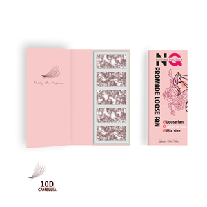 Extensiones de Pestañas NQ Hechas a Mano con Pelo Sintético Vegano, Libres de Crueldad Animal, Naturales, Largas y Suaves, 10D, Hanoi, Vietnam, Caja de 100 - Product Image 6