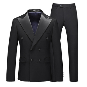 <span class=keywords><strong>Costume</strong></span> <span class=keywords><strong>Homme</strong></span> 3 Pièces Double Boutonnage Double Fente <span class=keywords><strong>Costume</strong></span> de <span class=keywords><strong>Mariage</strong></span> <span class=keywords><strong>Costume</strong></span> d'Hôte Fashionbisou - Product Image 3