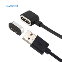 Cable de carga de 5 pines para reloj inteligente, conector magnético de 5 pines, resistente al agua, de fábrica, OEM