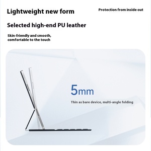 Teclado mágico BT inalámbrico con estilo de batería de botón para iPad Pro de 11 pulgadas y iPad Air 4/5/6 10th/11th Gen 10,9 pulgadas con teclado - Product Image 2