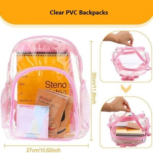 Sac à dos unisexe personnalisé élégant en PVC holographique imperméable transparent pour l'extérieur avec fermeture éclair et poignée souple – Vente en gros - Product Image 3