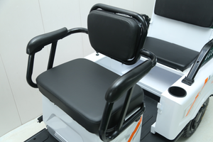 Triciclo Elettrico a <span class=keywords><strong>Tre</strong></span> <span class=keywords><strong>Ruote</strong></span> da 14 Pollici per Adulti, Bici Elettrica a 3 <span class=keywords><strong>Ruote</strong></span> Molto Richiesta, Può Trasportare 3 Persone - Product Image 4