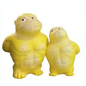 Juguete Antiestrés de Material PU con Forma de Gorila Grande, de Compresión Lenta, Modelo 006, Famoso en Internet para Niños - Product Image 1