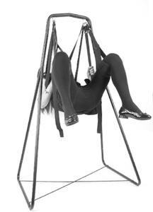 Fauteuil de couple pour la chambre à coucher, fabrication italienne, balançoire pour faire l'amour, orgasme - Product Image 2