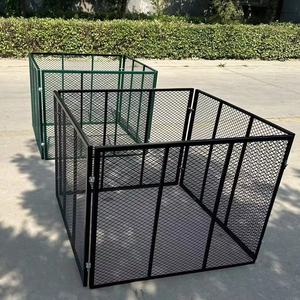 Poubelle de Compost de grillage en métal de couleur noire extérieure de haute qualité excellente pour la Collection d'<span class=keywords><strong>engrais</strong></span> organique de fournitures de jardin - Product Image 2