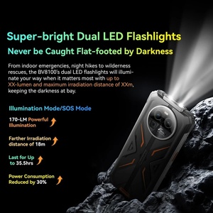 มาร์ทโฟนแปดแกนกันน้ำ Blackview BV8100แอนดรอยด์16 GB 5000mAh 45W Helio G99 120Hz กล้อง13MP สองซิม - Product Image 2