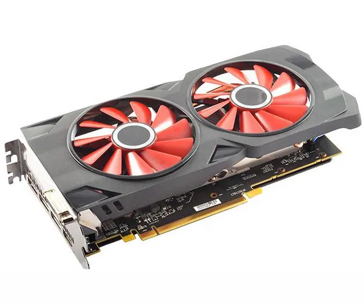 High Quality Refurbished RX 570 RS 8GB XXX Edition Graphics Card XFX RX570 8G Little Black Wolf 2048SP