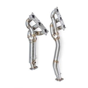 Sonicdiy ท่อไอเสียพร้อมส่วนหัวของท่อร่วมไอเสียสำหรับ BMW 3ชุด E90 <span class=keywords><strong>N52</strong></span> 3.0L 2.5L 2005-2013 SS304 - Product Image 4