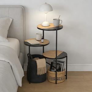 <span class=keywords><strong>Table</strong></span> basse moderne à 3 niveaux pour la maison, pour le <span class=keywords><strong>salon</strong></span>, la chambre, la salle à manger, la villa et l'appartement. - Product Image 2