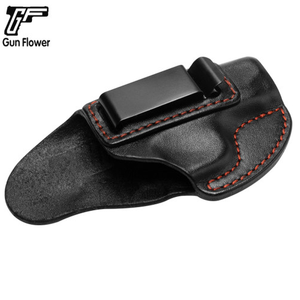 Pistool En Bloem Verborgen Carry Iwb Holster Echt Lederen Holster - Product Image 3