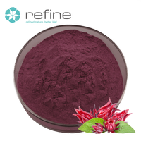 Poudre de pétales d'hibiscus pure soluble dans l'eau, extrait de roselle, poudre de roselle pure pour la beauté et les soins personnels