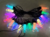 Guirlande lumineuse intelligente G50 à billes LED RGB Dreamcolor, éclairage feston avec contrôle par application, IP65, décoration de Noël, décoration de la maison