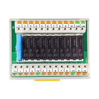Module de relais SPST-NO à 10 canaux, terminal enfichable, montage sur rail DIN, carte amplificateur de signal PLC APAN3124, sortie 5A DC24V, Shimaide