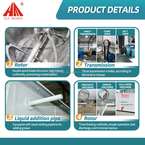 Mezclador de alimentos para animales de alta calidad a bajo precio para industrias ganaderas de fábrica agrícola con martillo triturador de pescado con motor eléctrico - Product Image 3