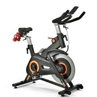 Bicicleta de Spinning Magnética de 13 kg con Volante de Inercia para Ciclismo en Interiores, Gym Master Fitness