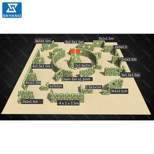 Bunkers gonflables, course d'obstacles, labyrinthe, jeu CS - Product Image 2