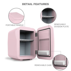 Superventas 4L mini frigo portátil cuidado de la piel nevera para dormitorio barato pero de mejor calidad mini nevera de belleza - Product Image 6