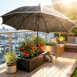 New Style Shade Plant umbrella for Farm Plant Umbrellas for Garden Outdoor Plants <b>Potted</b> Sun Summer Beach Terrace - Product Image 4