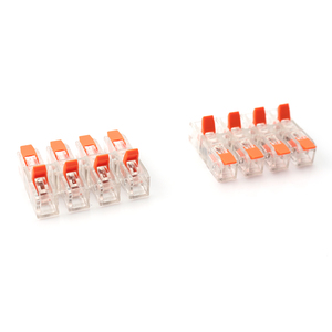 Nhanh chóng dây nối thiết bị đầu cuối khối <span class=keywords><strong>3</strong></span> trong và <span class=keywords><strong>3</strong></span> ra cho AWG 12-24 Cable & 0.2-4 mét dây điện ứng dụng Nylon nhà ở - Product Image 5