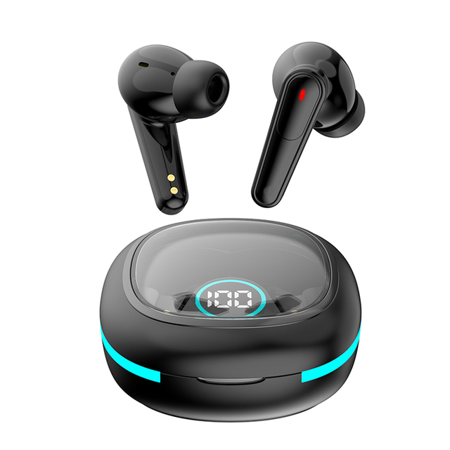 Source Factory Plus50 Wireless Sport TWS Earphones with Digital Display IPX5 Waterproof for 5.4 HD Sound Quality