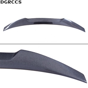 For A5 B8 B8.5 4Door Sportback 8TA M4 Style Carbon Fiber Rear Spoiler Trunk Wing 2009-2017 Carbon Fiber - Product Image 3