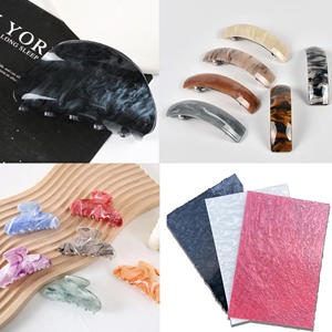 Lot de feuilles acryliques nacrées, épaisseur 3 mm, 200x300 mm, matériau plastique marbré, adapté à la découpe laser pour les créateurs de projets - Product Image 5