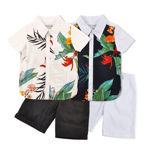 Vente en gros, nouveauté été, chemise décontractée, shorts pour bébés garçons ensembles de vêtements pour bébés garçons ensembles de vêtements pour garçons - Product Image 1