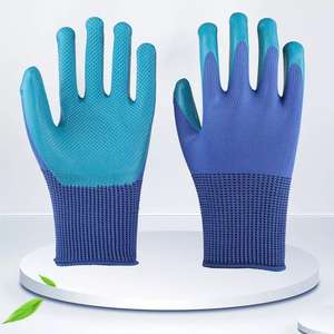 Gants de protection en latex gaufré, conception flexible, excellente adhérence, résistance mécanique, gants de travail - Product Image 4