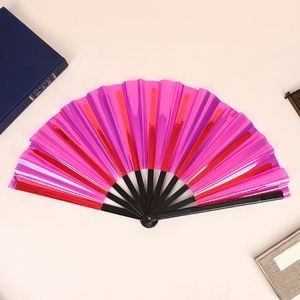 พัดมือโฮโลแกรม Kpop สีสันสดใส คุณภาพดี ขนาดใหญ่ พิมพ์โลโก้ตามสั่งส่วนตัว QM - Product Image 4