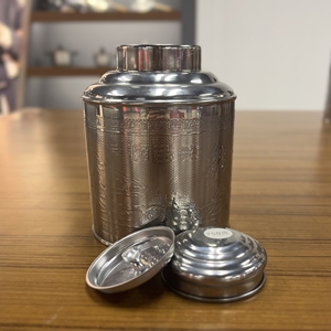 Zhenneng Factory High Quality Food Grade Stainless Steel <strong>Tea</strong> Tin <strong>Can</strong> Seal Coffee Tin Food Container <strong>Tea</strong> Tin for Loose <strong>Tea</strong> - Product Image 4