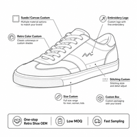 Chaussures de basketball pour hommes en gros, baskets montantes rétro décontractées en PU respirantes et antidérapantes, avec logo personnalisé