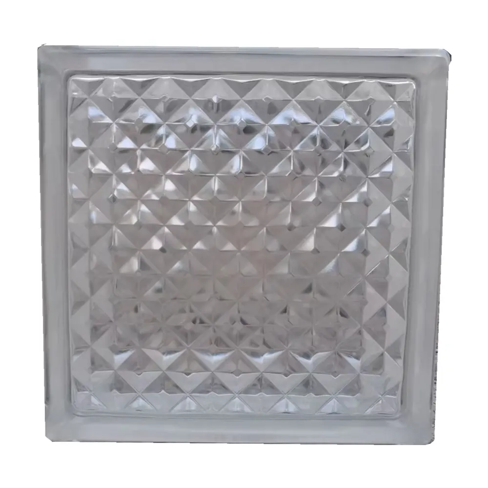 Glass Block 190x190x80mm Craft Ideas for Backyard Garden Landscaping clear and extra glass Decorative Building bricks