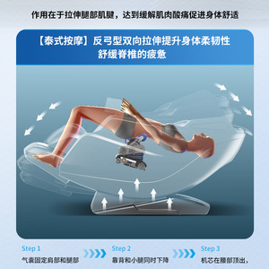 Massage <b>Chair</b> Full Body <b>Zero</b> <b>Gravity</b> SL Rail 4D Robotic Hand Home Use Electric Massage Sofa With Bluetooth Voice Control - Product Image 5