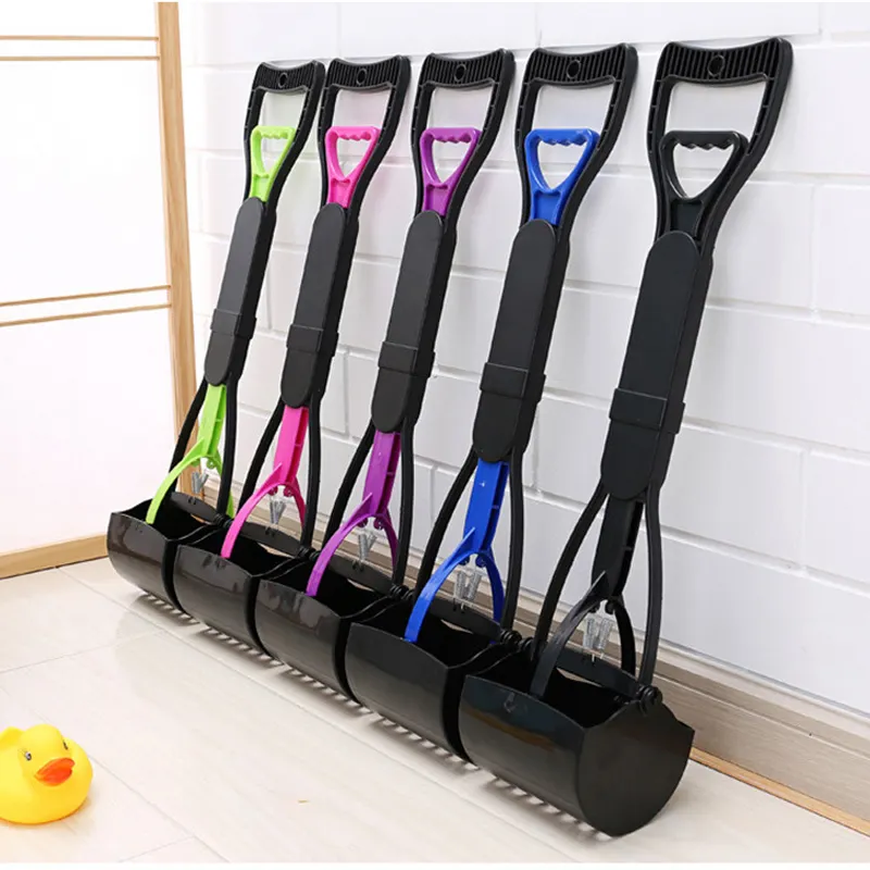 Nhà Sản xuất nhà máy Pet Dog pooper scooper với poop Túi Dispenser Shit Clip picker chất thải Poo Pick up nhà vệ sinh poop Scoop Catcher